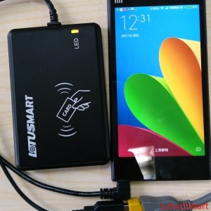 Micro USB OTG手持式安卓手机读卡器 移动智能卡读写器